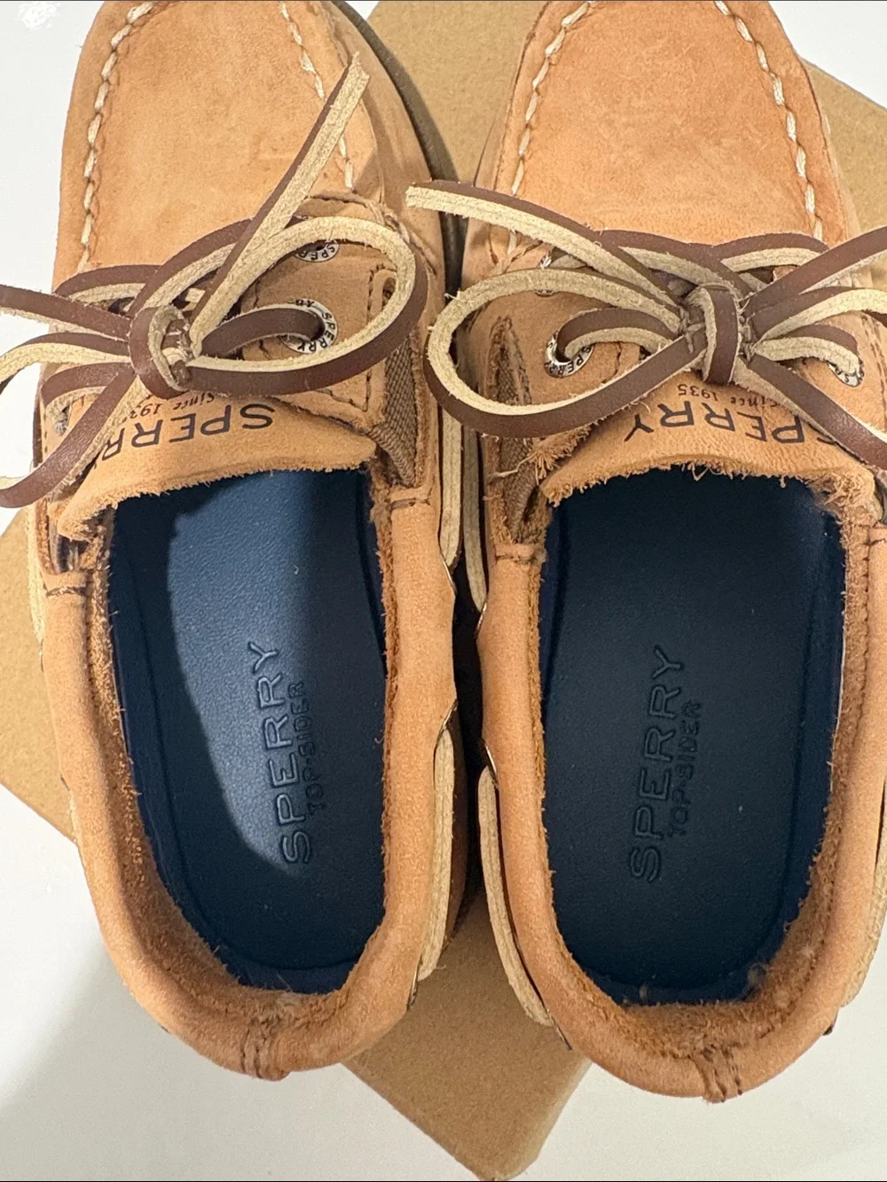 Sperry Men’s Chestnut Leather Boat Shoes
